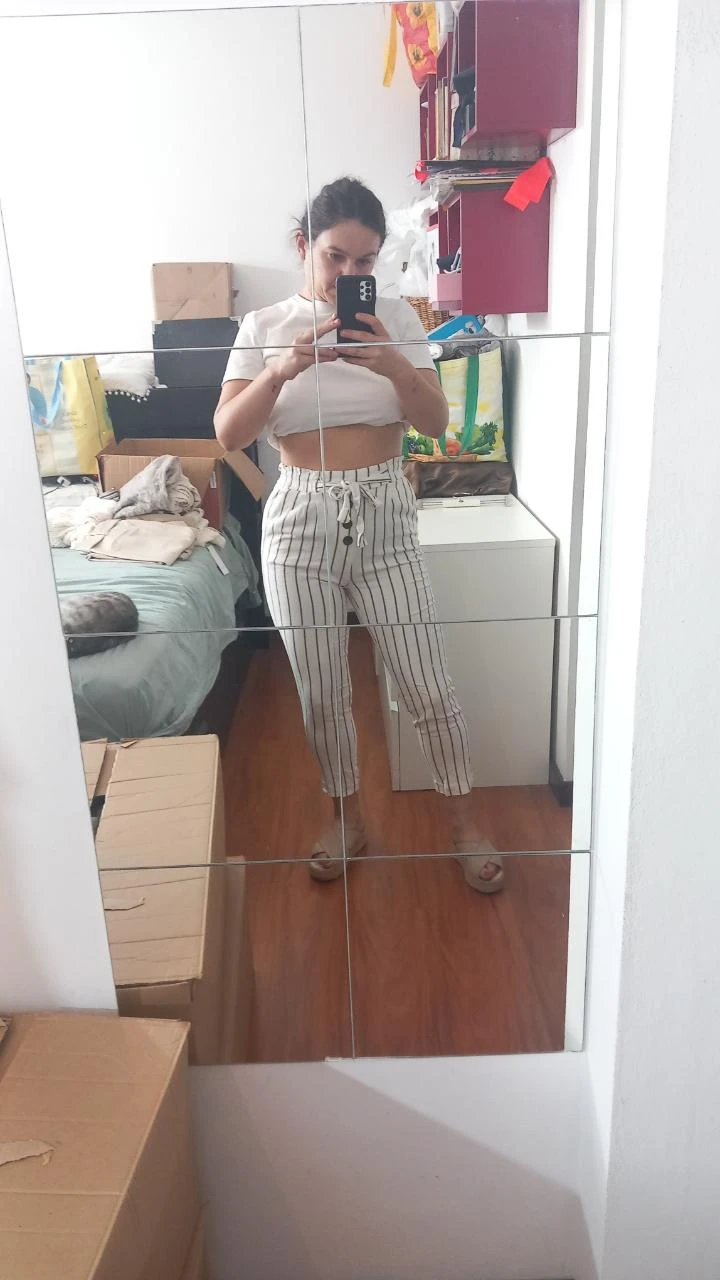 Pantalon à rayures Stradivarius - Taille S/36 | Calças às riscas – photo 8